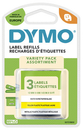 DYMO LetraTag Schriftbandkassette, Kunststoff, 12 mm x 4 m