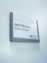 DURABLE Türschild CLICK SIGN, (B)149 x (H)105,5 mm, weiß