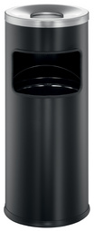 DURABLE Papierkorb SAFE, mit Ascher, 17 Liter, anthrazit