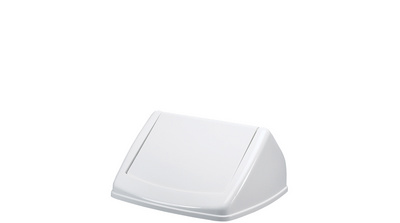 DURABLE Deckel DURABIN FLIP LID SQUARE 40, weiß/weiß