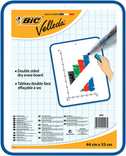 BIC Weißwandtafel Velleda, 2 Seiten, Maße: 440 x 550 mm