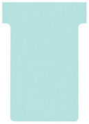 nobo T-Karten, Größe 1 / 28 mm, 170 g/qm, blau