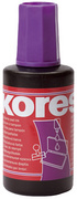 Kores Stempelfarbe, Inhalt: 27 ml, violett