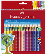 FABER-CASTELL Dreikant-Buntstifte Colour GRIP, 12er Etui