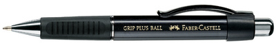 FABER-CASTELL Druckkugelschreiber GRIP PLUS, schwarz