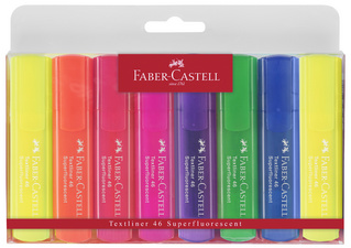 FABER-CASTELL Textmarker TEXTLINER 1546, 4er Etui