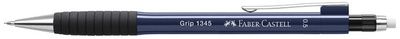 FABER-CASTELL Druckbleistift GRIP 1345, metallic-blau