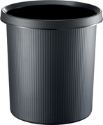 helit Papierkorb the german line, 18 Liter, PE, schwarz