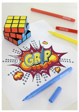 FABER-CASTELL Fasermaler GRIP, 20er Etui