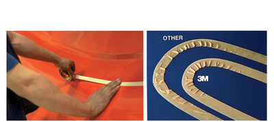 3M Malerabdeckband 244 Gold, 48 mm x 50 m, Stärke: 0,08 mm