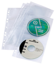 DURABLE CD-/DVD-Hülle COVER LIGHT S, für 4 CDs, PP