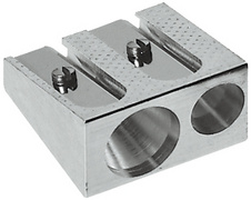 FABER-CASTELL Doppel-Spitzer aus Metall, silber