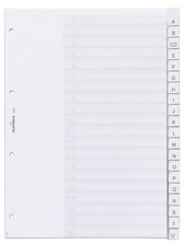 DURABLE Kunststoff-Register, A4, 15-teilig, transparent