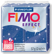 FIMO EFFECT Modelliermasse, ofenhärtend, glitter-rot, 57 g