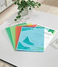LEITZ Sichthülle Super Premium, A4, PVC, grün, 0,15 mm