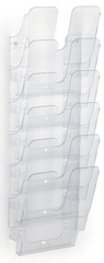 DURABLE Wand-Prospekthalter-Set FLEXIPLUS 6, A4, 6 Fächer