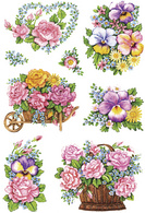 HERMA Sticker DECOR Nostalgische Blumentöpfe