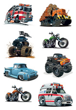 HERMA Sticker DECOR American Cars