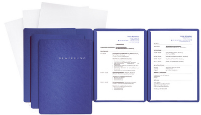 PAGNA Bewerbungs-Set Special, DIN A4, schwarz, 3-teilig