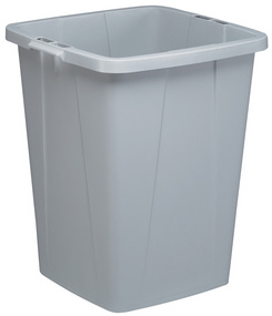 DURABLE Abfallbehälter DURABIN 90, quadratisch, schwarz