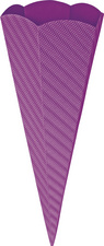 HEYDA Schultüten-Zuschnitt, 6-eckig, 69 cm, rot