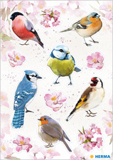 HERMA Sticker DECOR Aquarell Vögel