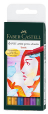 FABER-CASTELL Tuschestift PITT artist pen, Etui Portrait