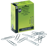 DURABLE Büroklammern, verzinkt, spitz, 32 mm