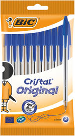 BIC Kugelschreiber Cristal Original, sortiert, 10er Beutel