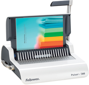 Fellowes Plastikbindegerät Pulsar +300, weiß/silber