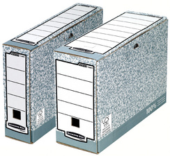 Fellowes BANKERS BOX SYSTEM Archiv-Schachtel, blau, (B)80 mm