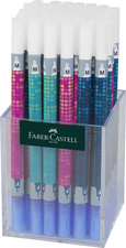 FABER-CASTELL Tintenlöscher, mittel, B-Rundspitze, im Köcher