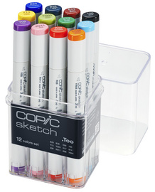 COPIC Marker sketch, 12er Set Basis