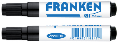 FRANKEN Flipchart Marker, Strichstärke: 2-6 mm, rot