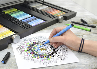 FABER-CASTELL Tuschestift PITT artist pen, kaltgrau IV