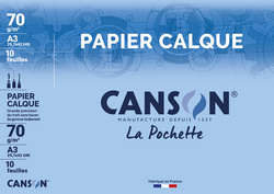 CANSON Transparentpapier, 240 x 320 mm, 70 g/qm