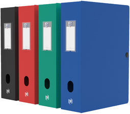 ELBA Sammelbox Memphis, Füllhöhe: 100 mm, DIN A4, grün