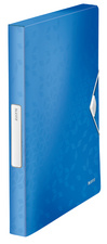LEITZ Ablagebox WOW, DIN A4, PP, weiß-metallic