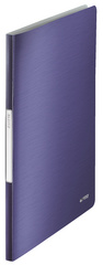 LEITZ Sichtbuch Style, A4, PP, mit 40 Hüllen, satin-schwarz