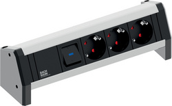 BACHMANN Haltewinkel für Steckdosenleiste DESK 1