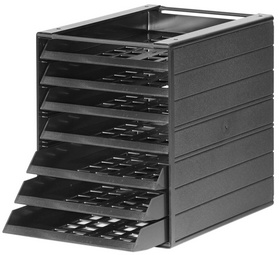 DURABLE Schubladenbox IDEALBOX BASIC 7 eco, mit 7 Schubladen