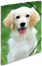 HERMA Eckspannermappe Hunde, aus PP, DIN A3