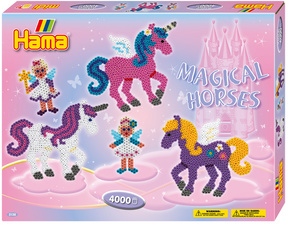 Hama Bügelperlen midi Zauberhafte Pferde, Geschenkpackung