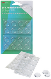 3M Bumpon Lärm-/Rutschstopper, transparent, rund, 7,9 mm