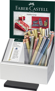 FABER-CASTELL Dreikant-Buntstift Jumbo GRIP, im Display