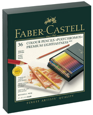 FABER-CASTELL Buntstifte POLYCHROMOS, 36er Atelierbox