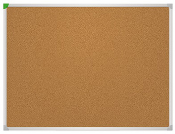 FRANKEN Korktafel U-Act! Line, 800 x 600 mm, braun