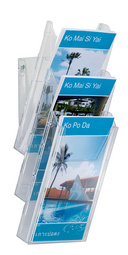 DURABLE Prospekthalter COMBIBOXX DIN lang set L, transparent