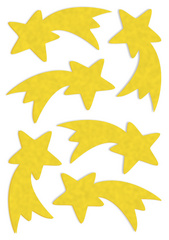 HERMA Weihnachts-Sticker MAGIC Filz Eiskristalle, weiß