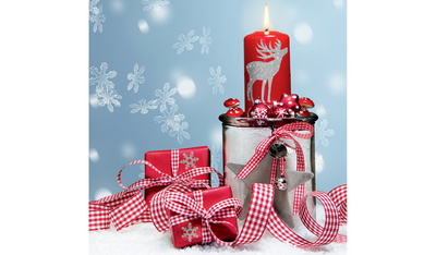 HERMA Weihnachts-Sticker MAGIC Glanz & Glittery, Display